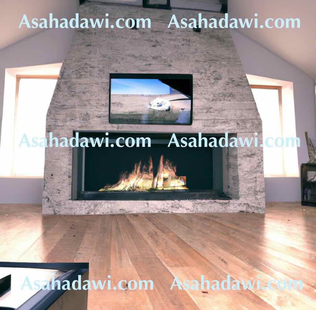 Fireplace ideas with tv above