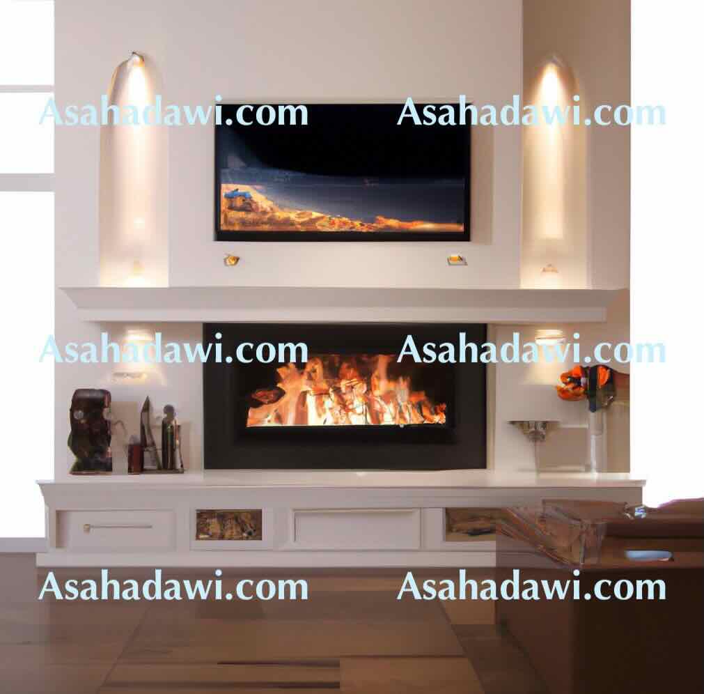 Fireplace ideas with tv above