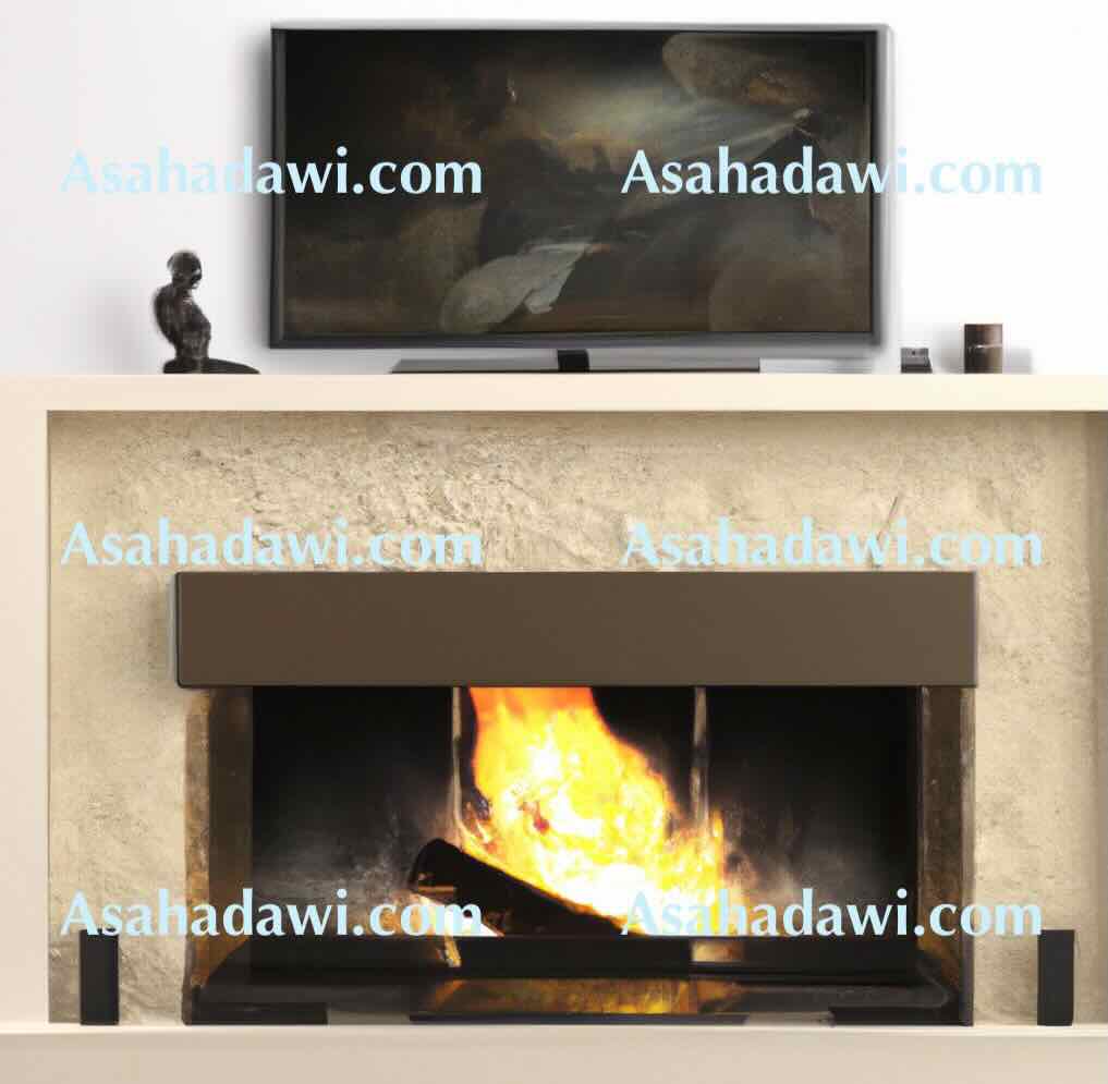 Fireplace ideas with tv above