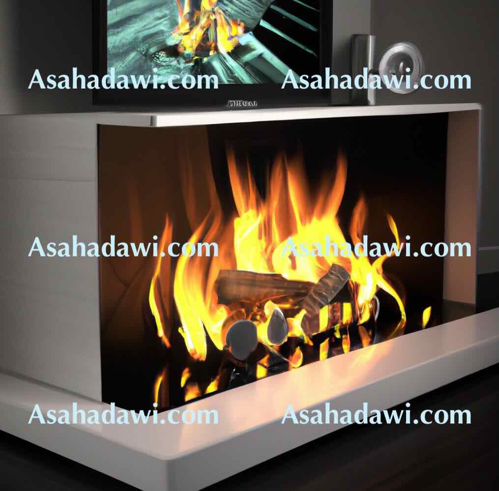 Modern fireplace ideas with tv above