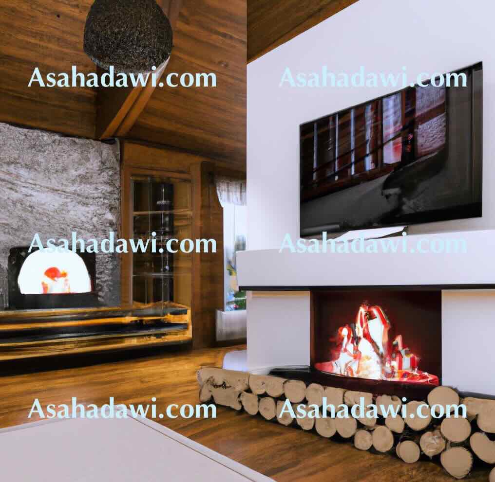 Fireplace ideas with tv above