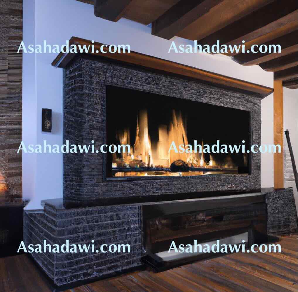 Modern fireplace ideas with tv above