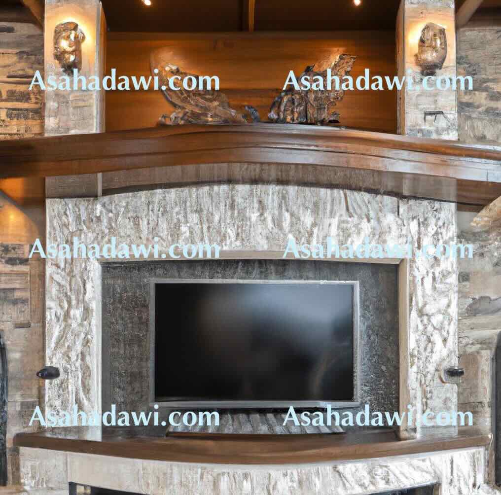 Modern fireplace