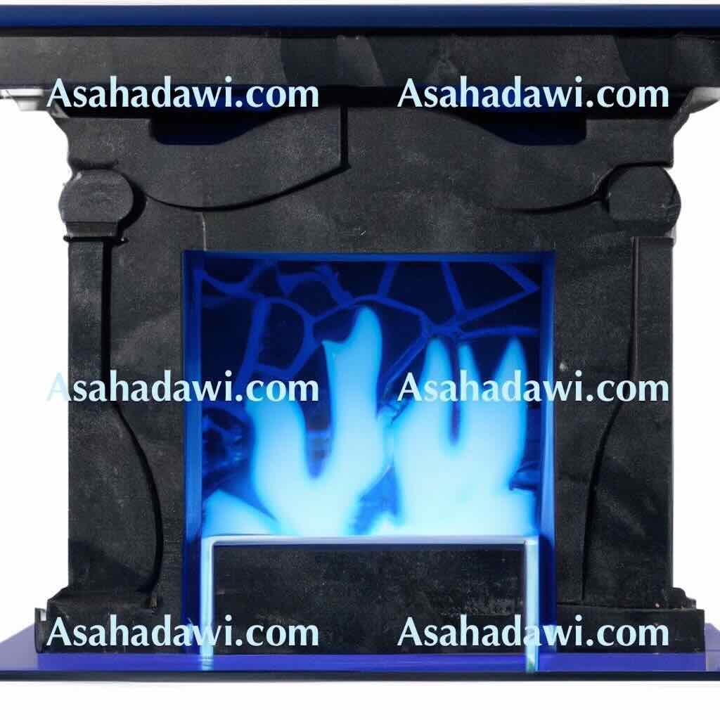 Modern Blue Fireplace Ideas