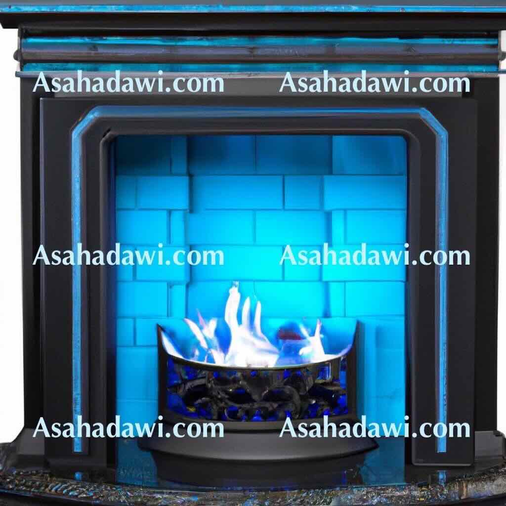 Modern Blue Fireplace Ideas