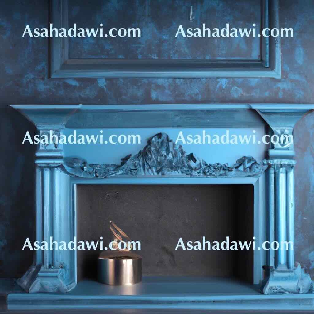 Modern Blue Fireplace Ideas