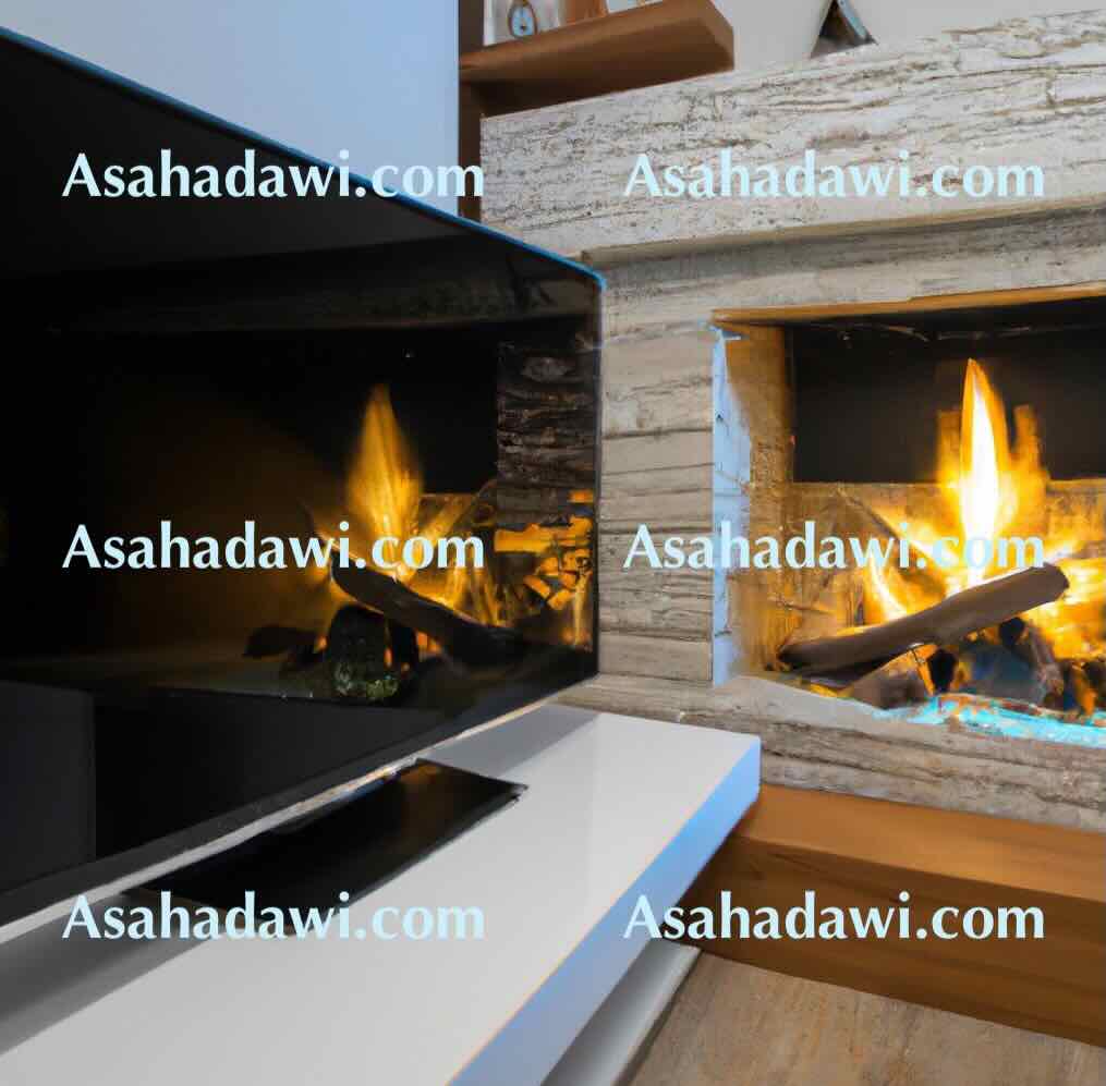 Modern fireplace