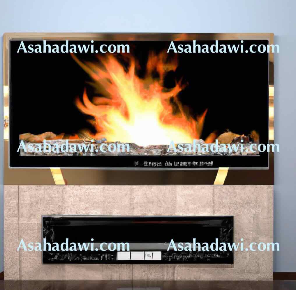 Modern fireplace