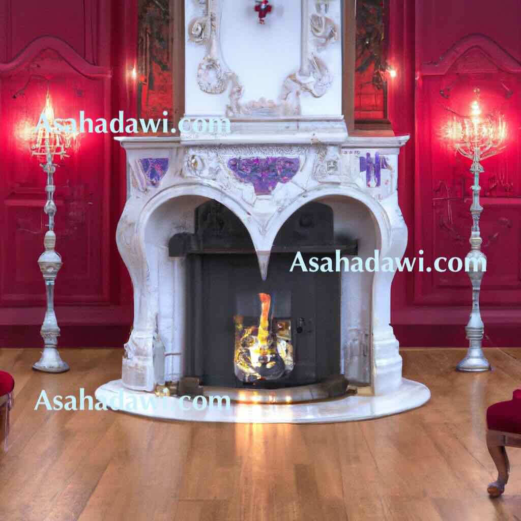 Red fireplaces